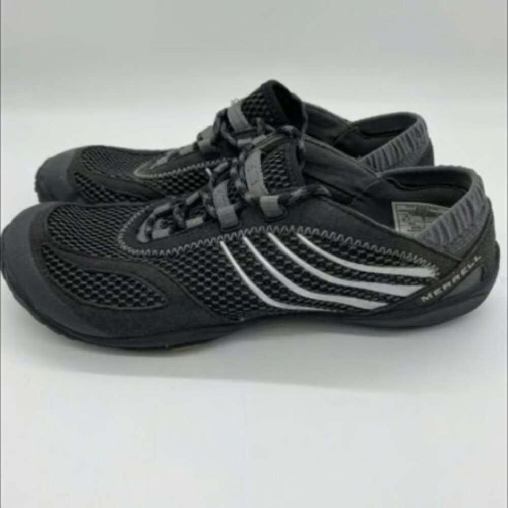 Merrell Women's Pace Glove Black Barefoot/Minimalist Running Shoes Sz 6.5
